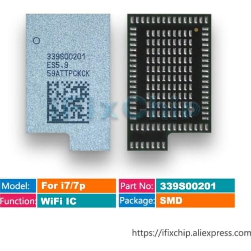 10pcs/lot WLAN_RF 339S00201 for iPhone 7/7plus wifi IC Wi-Fi/Bluetooth Module