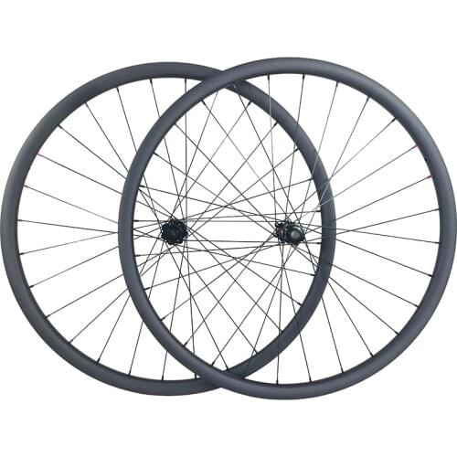 1190g 29er MTB XC 27mm tubeless 240 straight pull carbon bike clincher wheelset 25mm wing 20 bicycle wheels 100*15mm 142*12mm