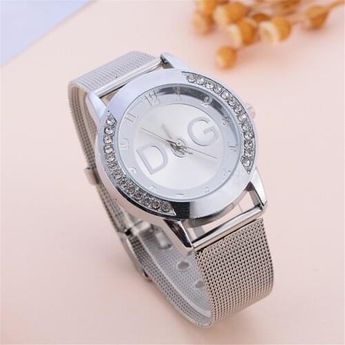 2021 new European fashion popular style women luxury watch brand Quartz watches Reloj Mujer casual stainless steel watches