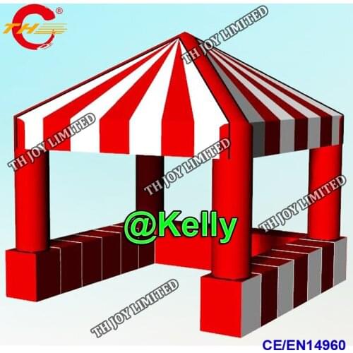 Free air shipping inflatable candy booth for sale, custom make inflatable snack booth for carnival party good treat stand