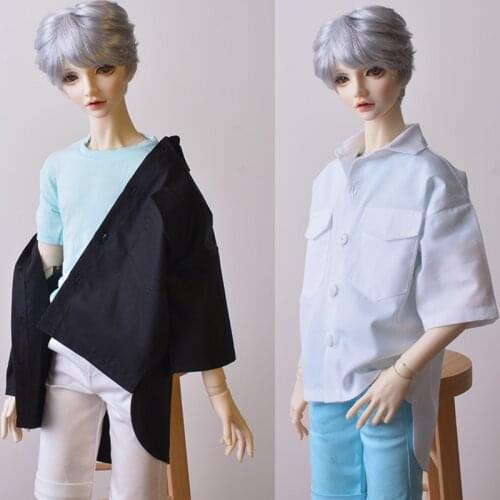 D03-P361 children toy BJD DD SD MSD 1/4 1/6 1/3 uncle dolls clothes Half sleeve shirt everyday shirt 1pcs