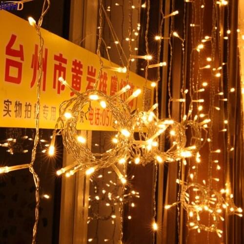 IWHD 8x2M Navidad LED String Fairy Lights 110/220V Cristmas Light Decoration LED Christmas Lights Indoor Outdoor Garland