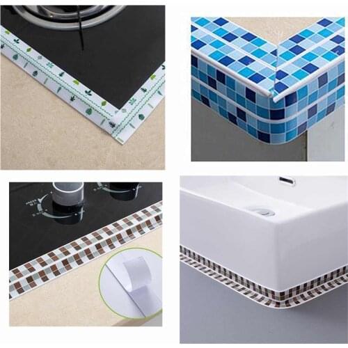 38MM Waterproof Kitchen Sink Adhesive Tape 300CM Bathroom Wall Corner Joint Sealing Strips Dustproof Corner Stickers Roll