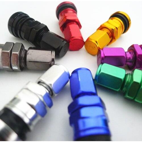 4pcs Mattle Valve Stem Caps For Rays Wheel Tire Air Tapones Valvula Coche Dust-proof Covers