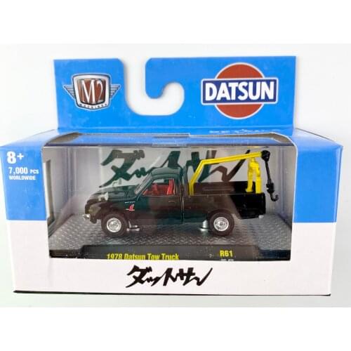 M2 Machines 1:64 1978 Datsun Tow Truck Metal Die-cast Simulation Model Cars Toys