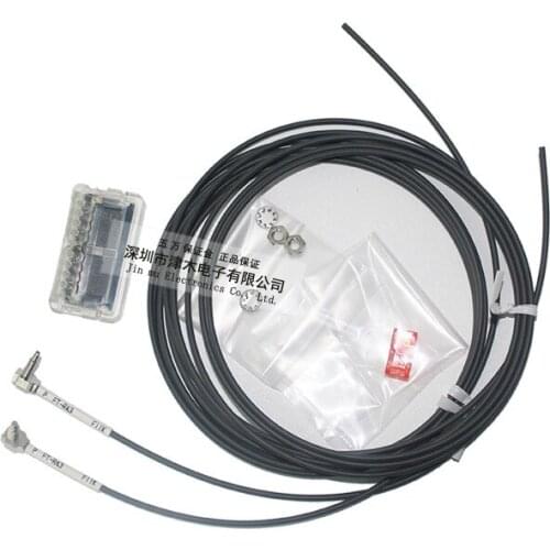 Matsushita FT-R43 fiber optic sensor projective M4 thread L type rectangular line length 2m 6months warranty