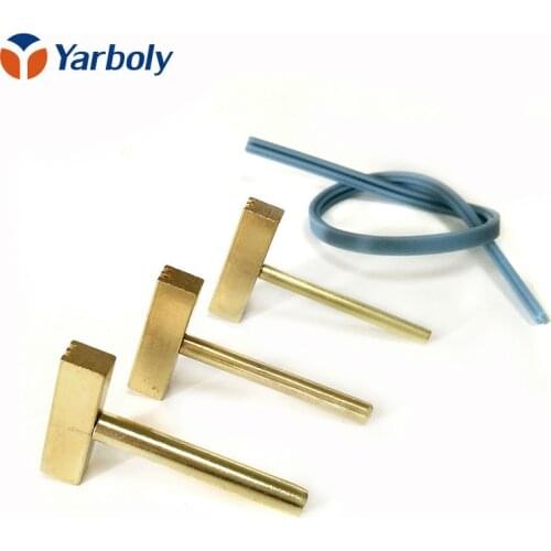 3PCS/LOT 30W / 40W / 60W Copper T Soldering Iron Tips with free Hot Press for LCD Screen Flex Cable Repair