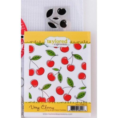 NEW 2021 Red Cherry Cutting Dies Stamps for DIY Scrapbooking Crafts Stencils Maker Photo Album Template Handmade Decoration