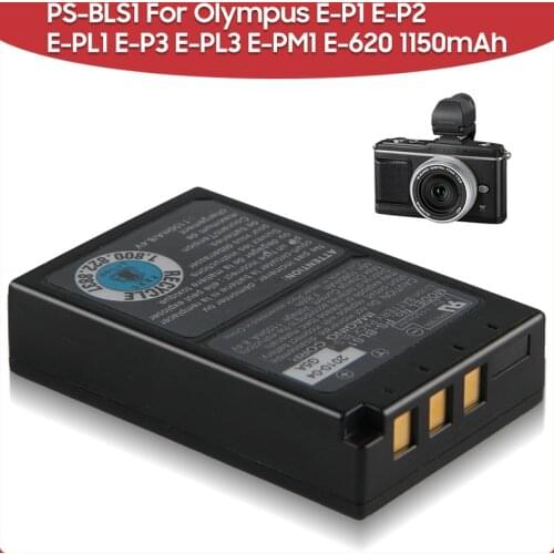 Original Replacement Battery 1150mAh PS-BLS1 For Olympus E-P1 E-P2 E-PL1 E-P3 E-PL3 E-PM1 E-620 Camera Batteries
