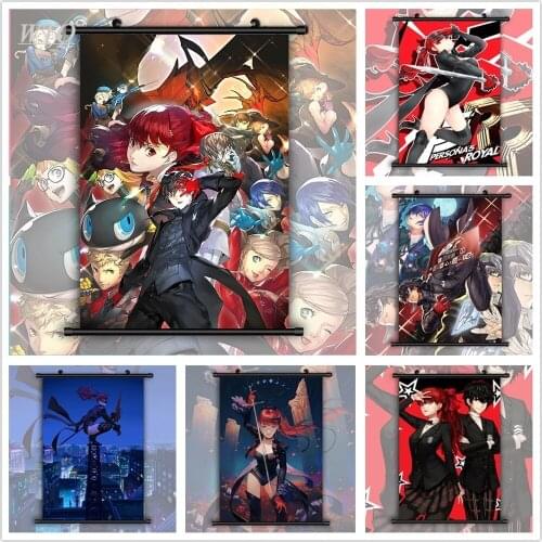 Persona 5 The Royal Yoshizawa Kasumi Phantom Thief Anime Posters Canvas Painting Wall Decor Posters Wall Art Picture Home Decor
