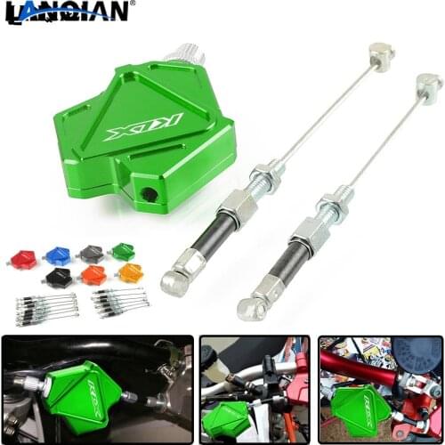 For Kawasaki KLX Motorcycle Stunt Clutch Lever Easy Pull Cable System KLX450R KLX125 D-TRACKER125 KLX150S KLX250 D-TRACKER