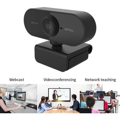 Webcam 1080P HDWeb Camera with Built-in HD Microphone 1920 x 1080p Web Camera