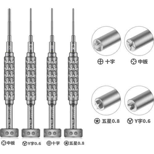 Amaoe High Precision 3D screwdriver Philips Pentalobe Y Convex Cross repair screw for iPhone Samsung Repair