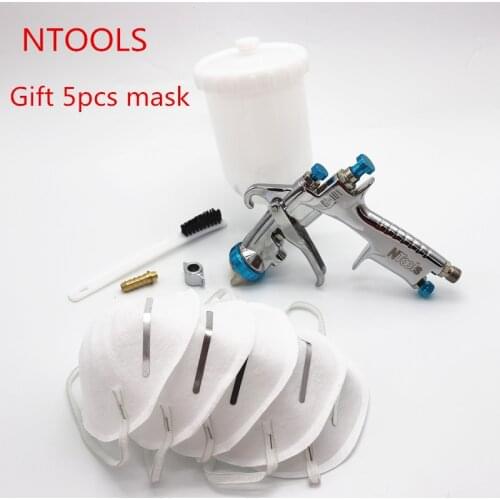 Japan W-101 spray gun HVLP manual paint gun gravity / 1.0 / 1.3 / 1.5 / 1.8mm 400ml furniture automatic painting, car paining