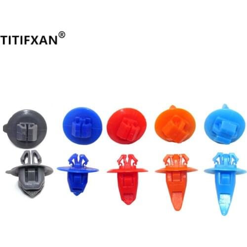 10PCS Car door skirt trim panel fender clip For Toyota Land Cruiser Prado 4Runner FJ Cruiser Highlander RAV4 plastic fastener