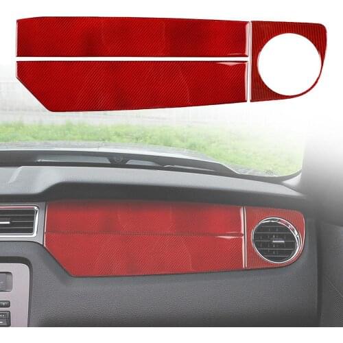 3Pcs Car Stickers Air Outlet Frame Panel Trim Cover for Ford Mustang 2009-2013 Automotive Interior Stickers