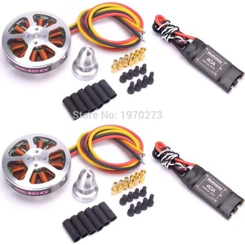 5010 360KV / 750kv High Torque Brushless Motor + Readytosky 40A ESC OPTO 2-6S for ZD550