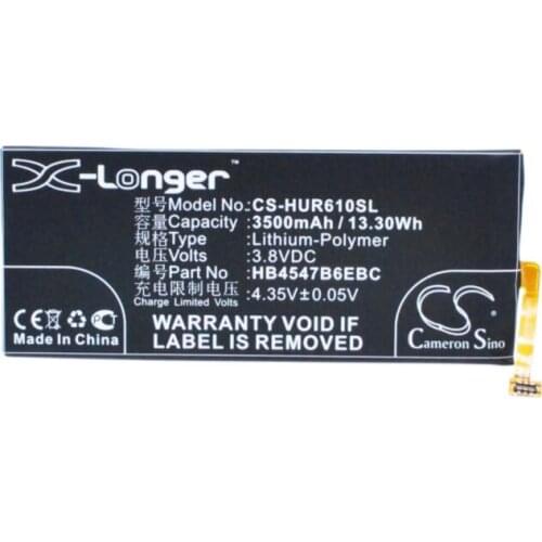 Cameron Sino 3500mah battery for HUAWEI Ascend GX1 Dual SIM Premium Edition Honor 6 Plus Dual SIM PE-CL00 PE-TL00M PE-TL10