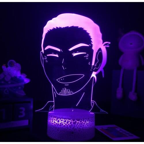 Anime Night Light Haikyuu Asahi Azumane for Bedroom Decor Nightlight Kids Child Birthday Gift Manga 3d Lamp Asahi Haikyu