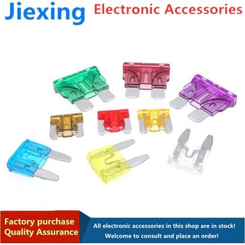 10PCS blade auto fuse ATC fuse,automotive mini blade fuse 1A 2A 3A 5A 7.5A 10A 15A 20A 25A 30A 35A 40A 45A 50A