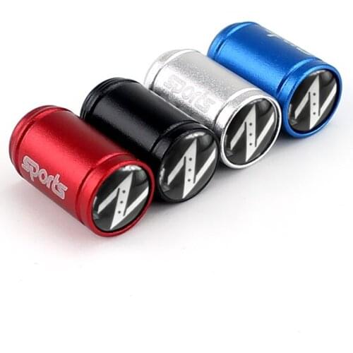 Car Accessories Auto Wheel Tire Valve Stem Caps For Z Logo For Nissan TEANA X-Trail Qashqai Murano TIIDA Altima Titan 350z 370z