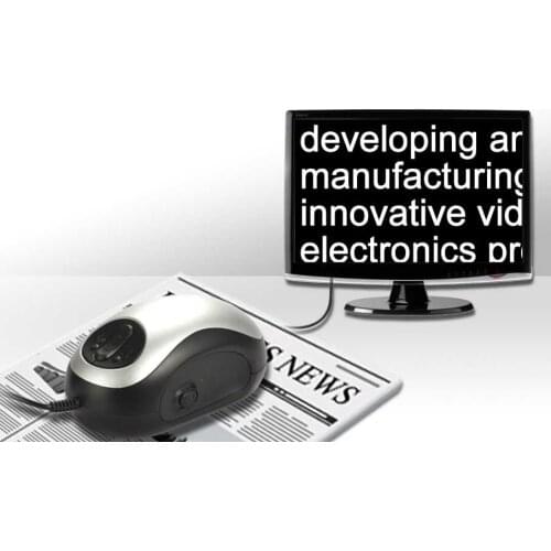 4 Viewing Modes Wired Mouse Model of Electronic Typoscope for Senior Citizens/ Vision Impared TV Magnifier Low Vision Aid
