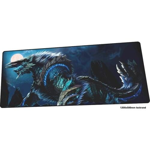 Monster Hunter mouse pad gamer Customized 120x50cm notbook mouse mat gaming mousepad Personality pad mouse PC desk padmouse