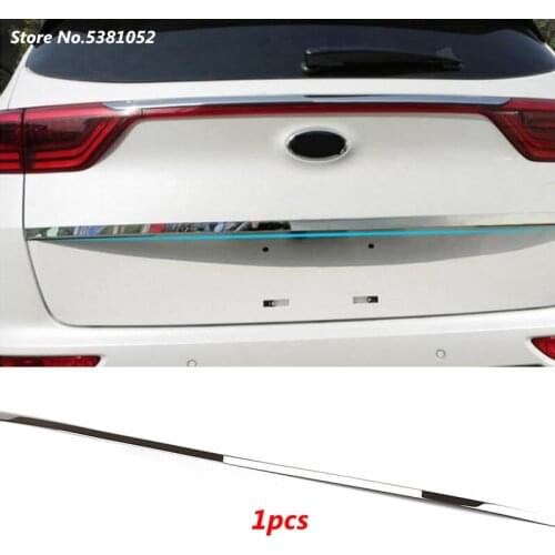 Rear Trunk Lid Tailgate Cover Trim For Kia Sportage QL 2017 2018 2019 2020 Hatch Door Handle Molding Strip Car Accessories