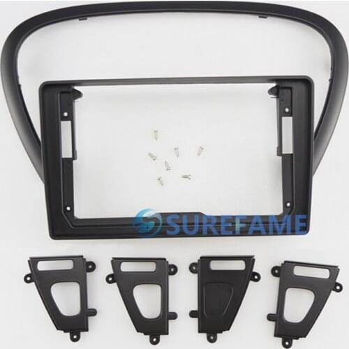 9 inch Car Fascia Radio Panel for Peugeot 607 2004-2010 Dash Kit Install Facia Console Bezel Adapter 9inch Plate Trim Cover