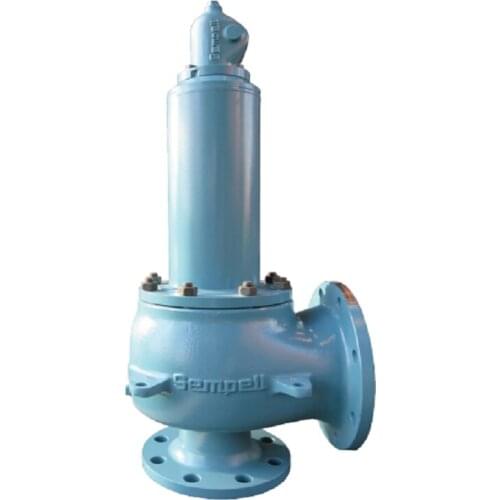 VSE / VSR safety relief valve spring with DIN flanges ASME flanges or welding stainless end connections safety valve