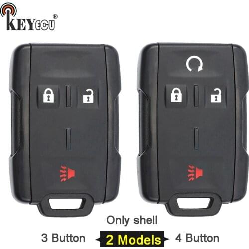 KEYECU 10x for Chevrolet Colorado Silverado 1500 2500 3500 Remote Key Shell Case Fob 2+1 3+1 3 4 Button FCC ID: M3N-32337100
