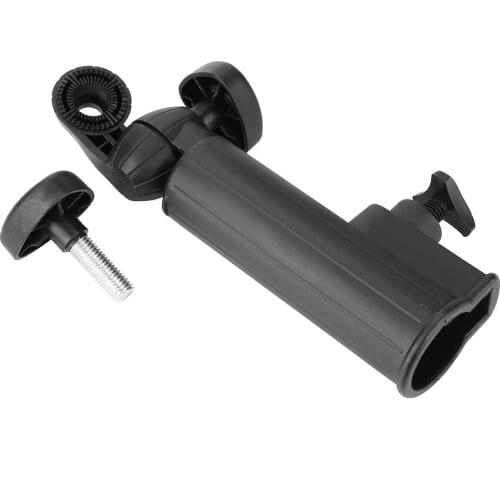 Adjustable Golf Push Trolley Umbrella Holder Plastic Stand Pull Bike Cart Black Universal Very Sturdy Once Set Up Properly