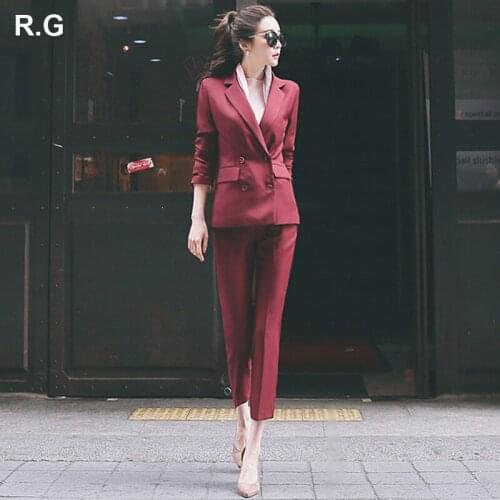 ROCICIE GELA Women's Business Trouser Suits
