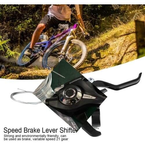 Aluminium Alloy Speed Brake Lever Shifter for MTB Mountain Bike Bicycle variable speed 21 gear Bicycle Shifter Brake