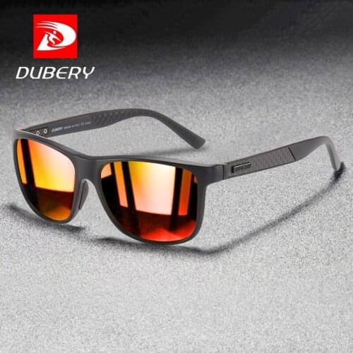 DUBERY Mens Outdoor Polarized Sunglasses Suitable For Travel Driving Fishing Golf And Outdoor Activities UV400 Protection D002