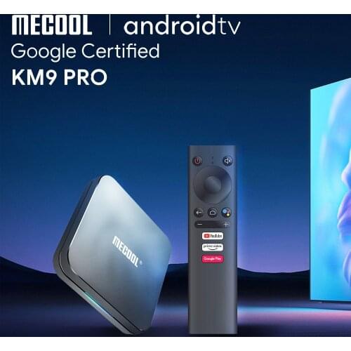 TV Box For Netflixs MECOOL KM9 pro Android 10 TV Box 4G DDR4 Set-top Box WiFi BT 4.1 Amlogic S905X2 Android 9.0 Media Player