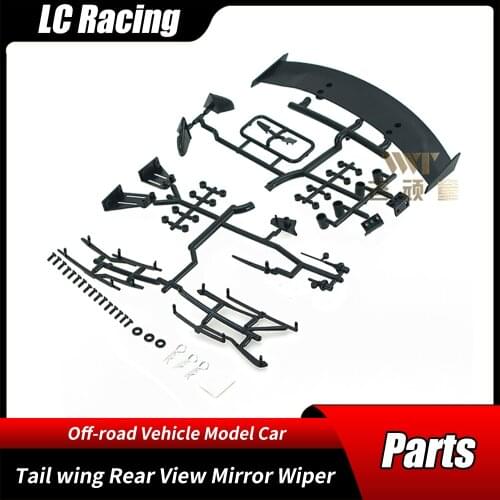 RC Model Car Parts 1/10 Flat Running Drift Universal Upgrade Accessories Cars Shell Simulation Tail wing Rear View Mirror Wiper
