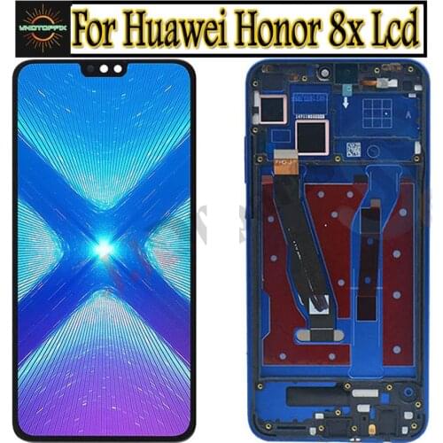 Original 6.5"for Huawei Honor 8X LCD Display Touch Screen Digitizer for honnor 8x lcd with frame for Honor 8X lcd screen Replace