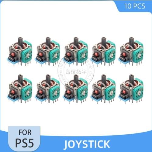 HOTHINK 10pcs Replacement Right Left Joystick for PS5 Controller 3D Analog Thumb Stick for PlayStation 5 DualSense