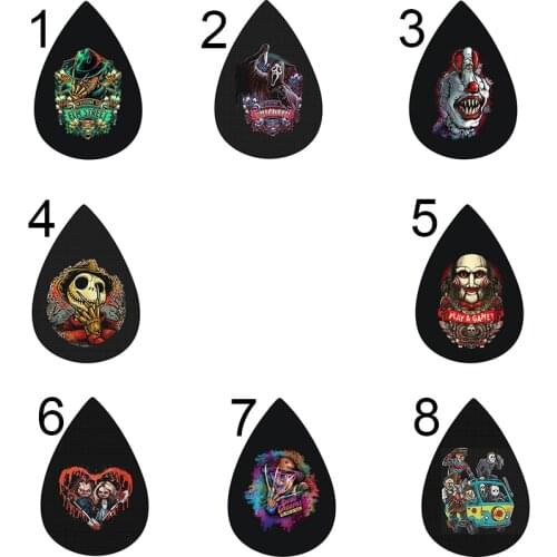 Joker Earrings16 PCS/8 Pairs Halloween Printed Earrings Halloween Accessories Bulk Wholesale