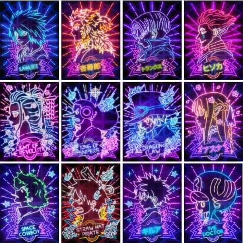 Brand New 5D Demon Slayer Death Note Picture Diamond Painting Cross Stitch Art Full Drill Embroidery Living Room Decoration