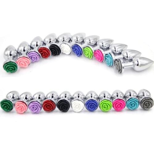 Metal Crystal Anal Plug Stainless Steel Booty Beads Jewelled Anal Butt Plug Sex Toys Dildo Anal Plug Products for Men Couples