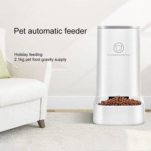 Pet Automatic Feeder Dog Cat Puppy Food Drinker Water Feeder Dish Bowl Auto Feeder Dispenser Self-Dispensing Gravity