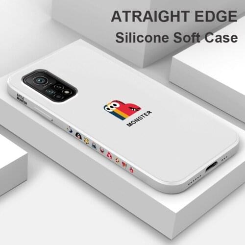 For Xiaomi Mi 10T Pro Cases Original Fashion Liquid Silicone Shockproof Soft Shell Cover For Xiaomi 10T Cartoon Phone Case