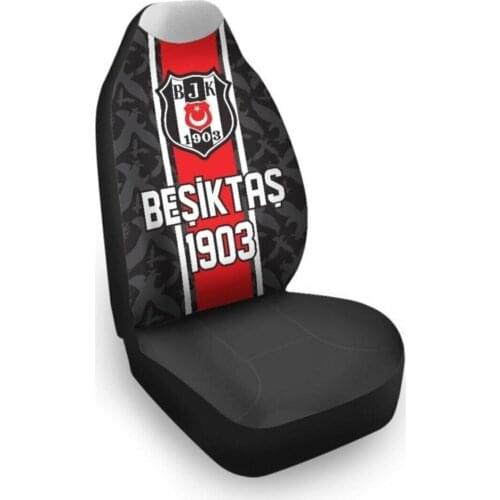 Car Seat Cover Licensed Besiktas Black and White Football,Goal, Football teams Besiktas Liverpool Galatasaray