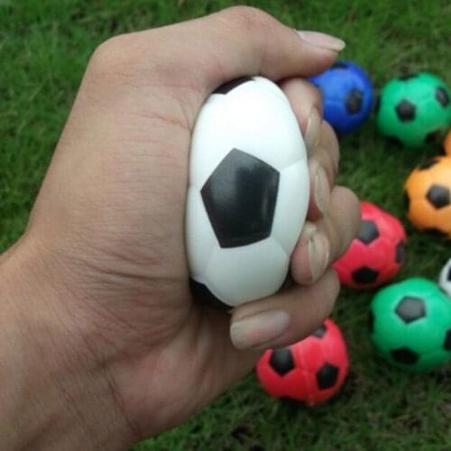 ColorfulBallHandFootballBallSoftSqueezeStressRelieverBallsSquishiesKidsToysGiftsKawaiiSqueeze