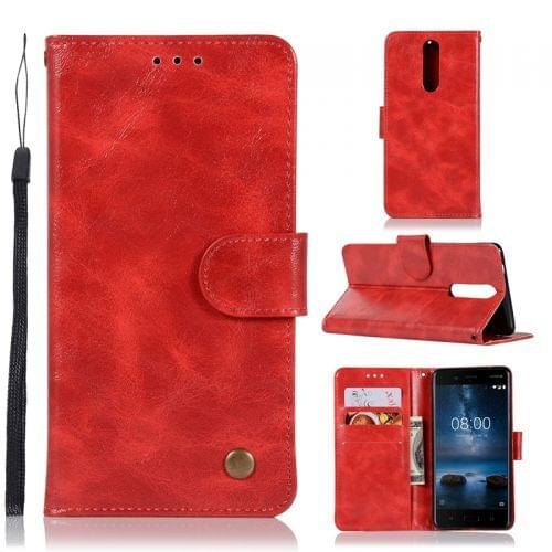 For Nokia High End Retro Leather Case Nokia 8.3 PU Leather + TPU Card Slot Cover Nokia 8.1 X7 7.2 X6 6.1 Plus 5.4 3.4 2.4
