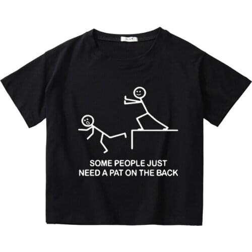 Cute Pattern Printing Women Summer Tees Breathable Cotton High Quality Tops Girl O-Neck T-Shirt Kids Short Sleeve Clothing