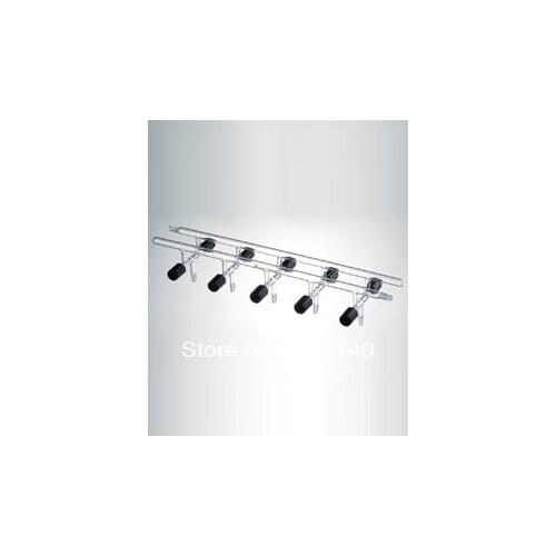 M141004 synthware Manifold, Vacuum/Inert gas, Double, Number of ports:4, 0-4mm, Overall width:450mm front-right rear-left