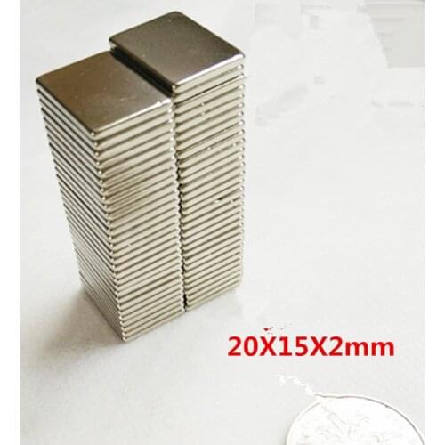 1-10pcs/lot magnet 20x15x3 20x15x2 20x15x5 N35 Strong Square NdFeB Rare Earth Magnet 20*15*3 20*15*2 20*15*5 Neodymium Magnets